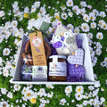 regali di pasqua gift box con miele biscotti artigianali e decorazione pasquale