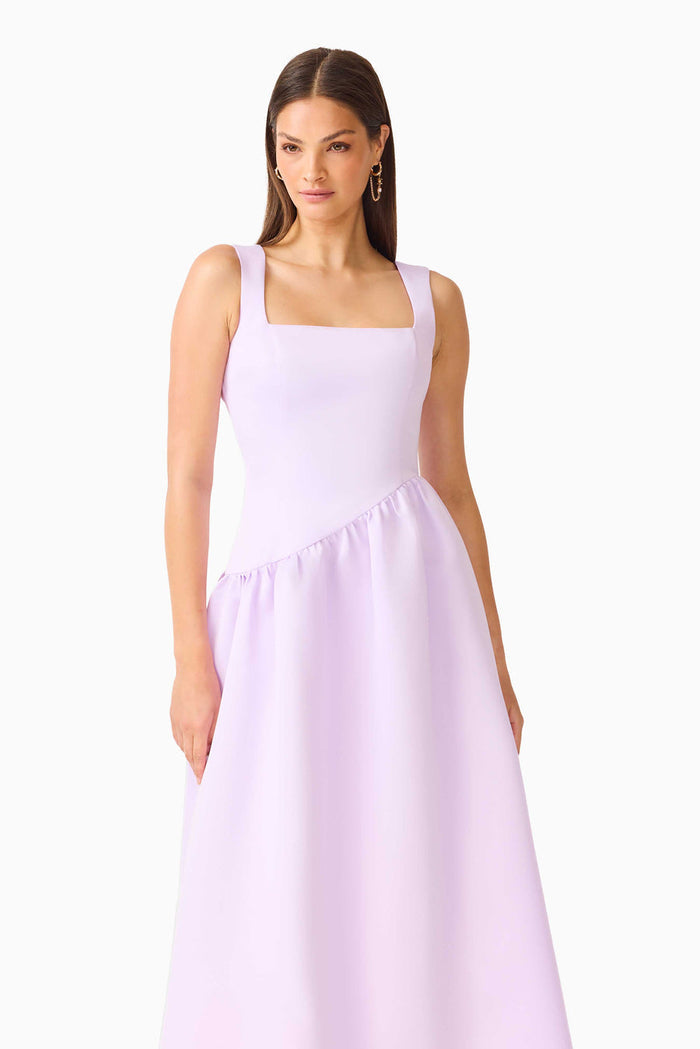Ruelle A-Line Maxi Dress in Lilac