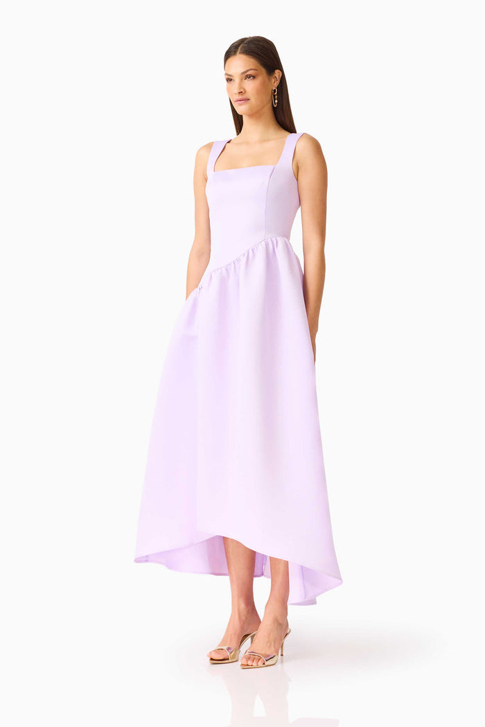 Ruelle A-Line Maxi Dress in Lilac