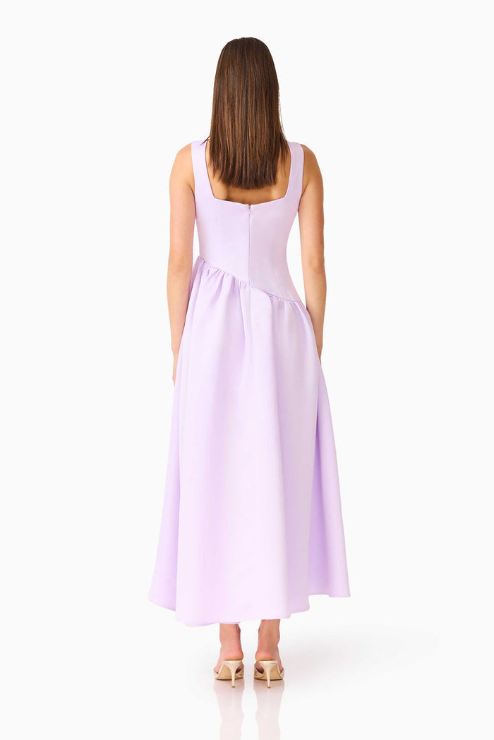 Ruelle A-Line Maxi Dress in Lilac