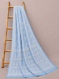 Indiehaat | Purple Georgette Chikankari Saree | Party Wear