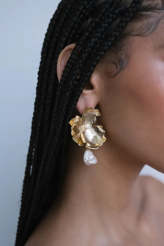 Selah Floral Statement Earring