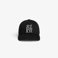 Stacked Logo Hat in black with white AIMÉ LEON DORE embroidery centered on the front panel.