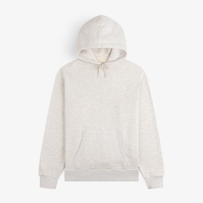 Stone Washed Marina Hoodie with front pocket and drawstring, laid flat on a white background.