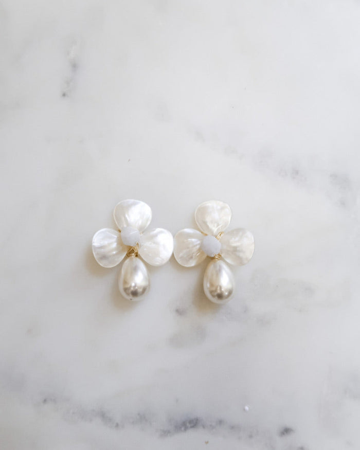 The Matilda Earrings in Aquamarine