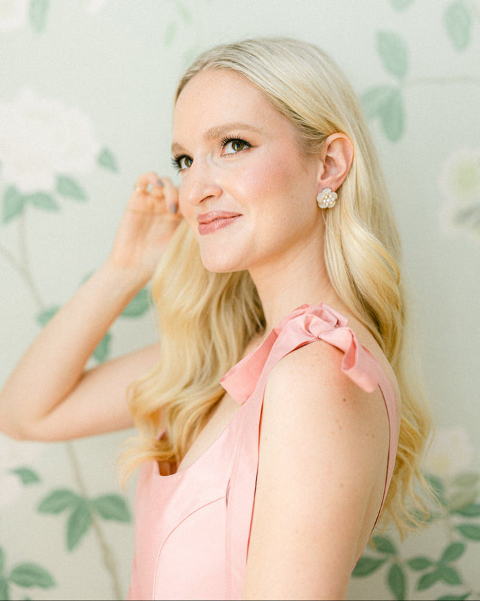 The Mini Olivia Earrings in Gold