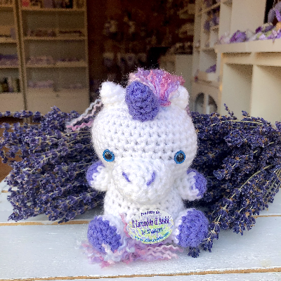 Unicorno, unicorno ad uncinetto, animali in tessuto