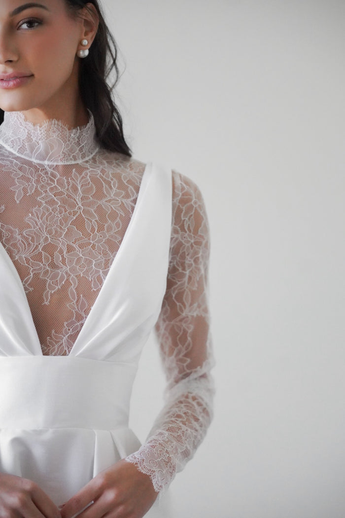 Watters Dress Style Sencha Lace Bodysuit 37112