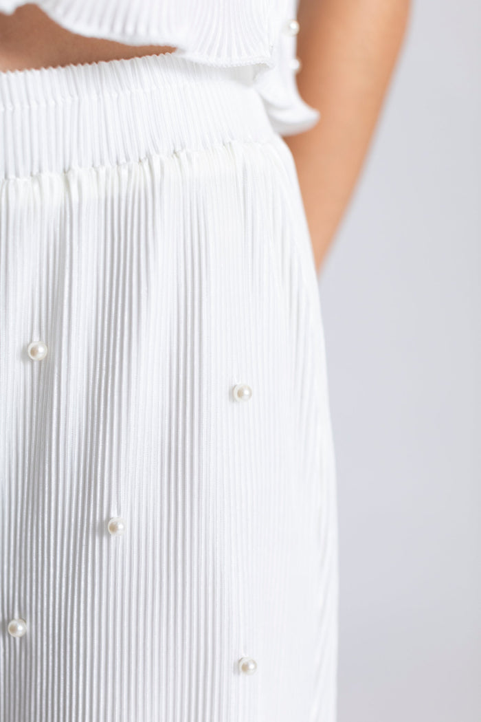 Waverles Payton Pearly Pant Bridal Set in Dove