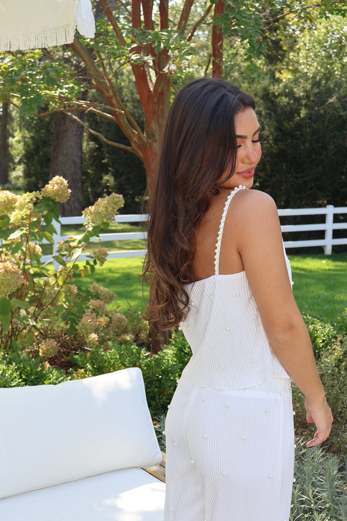 Waverles Payton Pearly Pant Bridal Set in Dove