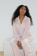 Waverles Pleated Pant Set in Blush